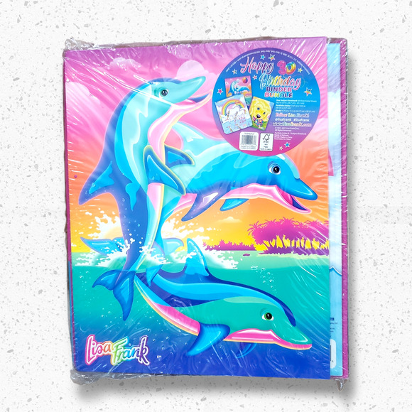 Lisa Frank 30th Birthday School Supply Bundle – Binder, Notebook & Folder - Picture 2 of 4